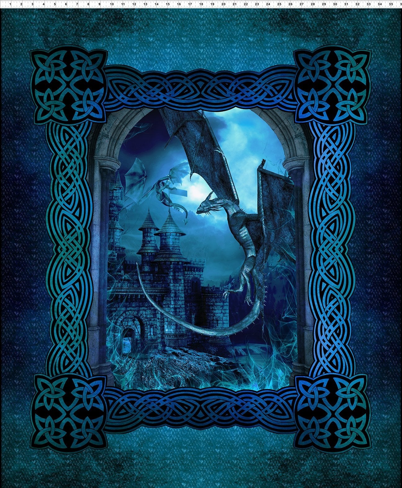 Dragons - Blue Fury 1DRG-2 Dragons Large Panel
