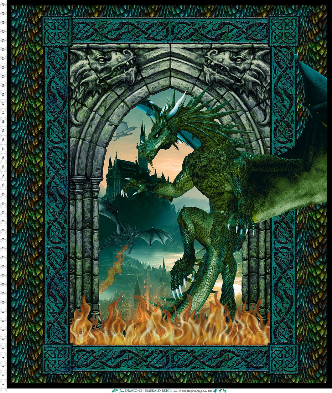 Dragons -Emerald Reign 20DRG-1 - Large Dragon Panel Show