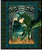 Dragons -Emerald Reign 20DRG-1 - Large Dragon Panel