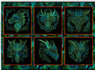 Dragons -Emerald Reign 21DRG-1 - 6 Dragon Panel