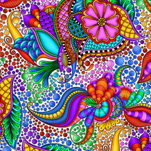 Load image into Gallery viewer, Carnivale Floral Geometric 26369-ZX
