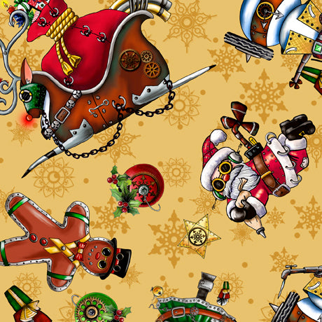 It's a Steampunk Christmas Toss- 28902-S