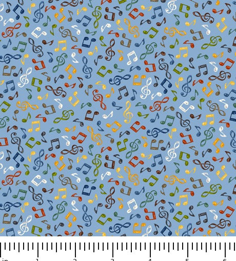 Songs of Faith Musical Notes 29016-B with ruler for scale