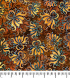 Serenity Floral  Scroll 29536-A with ruler for scale