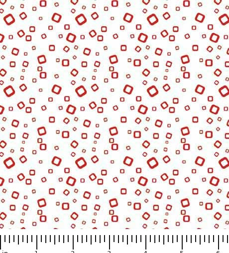 Snowman Follies Square Geo 29596-R with ruler for scale