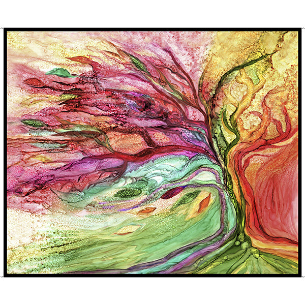 Windswept Rainbow Tree Panel 29724-X