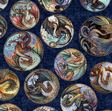 Load image into Gallery viewer, Dragon Fyre Dragon Round Picture Patches 29928-N
