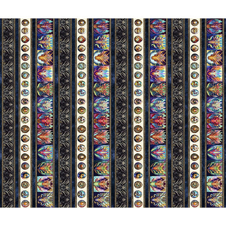 Dragon Fyre Dragon Decorative Stripe 29929-X