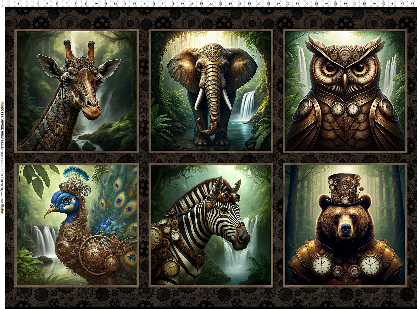 Steampunk Menagerie 2ST-1 Small Panel