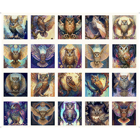 Mystic Owls Owl Picture Patches 30034-E Show