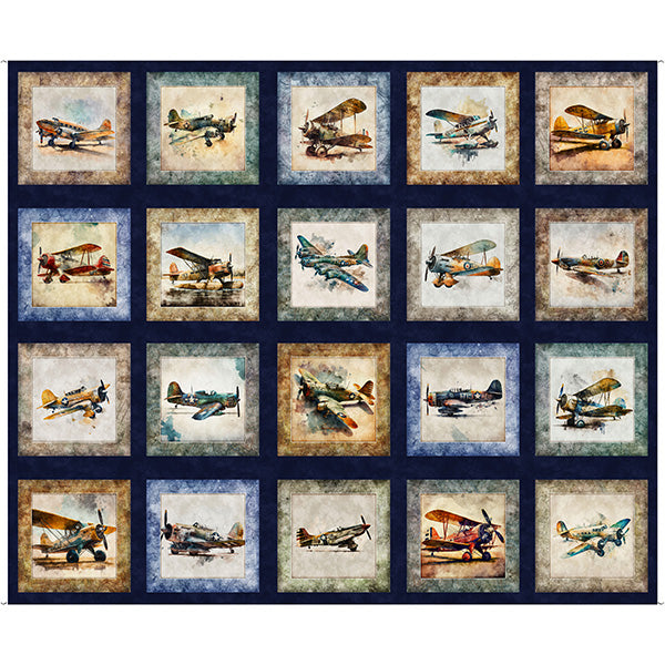 Flying High Airplane Picture Patches 30048-N