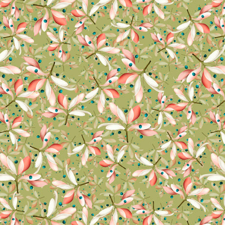 Dragonfly Garden Floral Toss 30634-H