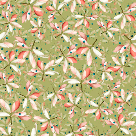 Dragonfly Garden Floral Toss 30634-H
