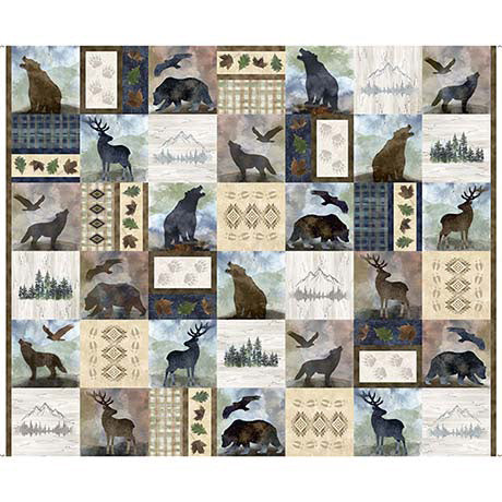 The Wonder of Nature Lodge Patchwork 30638-X