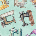 In Stitches Tossed Sewing Machines 30657-H