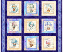 Load image into Gallery viewer, Oh the Places Animals in Hot Air Balloons Picture Patches 30665-V Show
