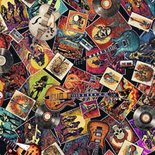 Load image into Gallery viewer, Rock N Roll Fantasy Rock Stars &amp; Guitars Toss 30731-J
