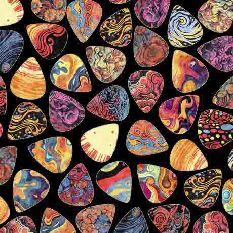 Rock N Roll Fantasy Guitar Pics 30734-J