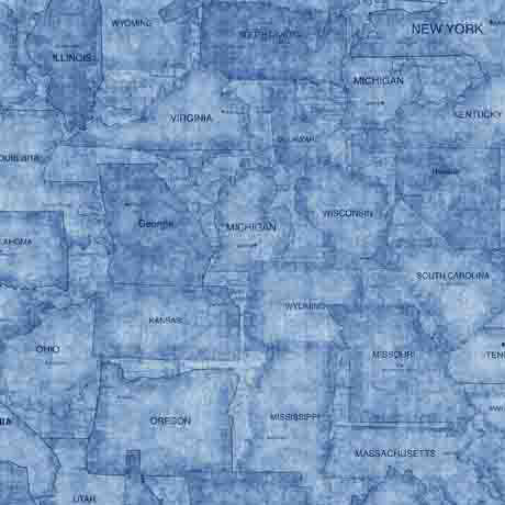 On the Road Again US States Tonal 30742-B
