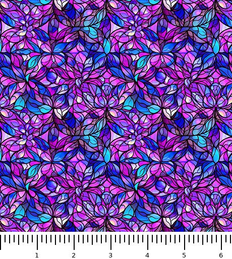 Fabric with scale ruler