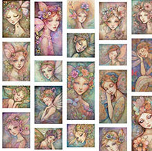 Load image into Gallery viewer, Enchanted Fairy Portrait Patches 30760-Z
