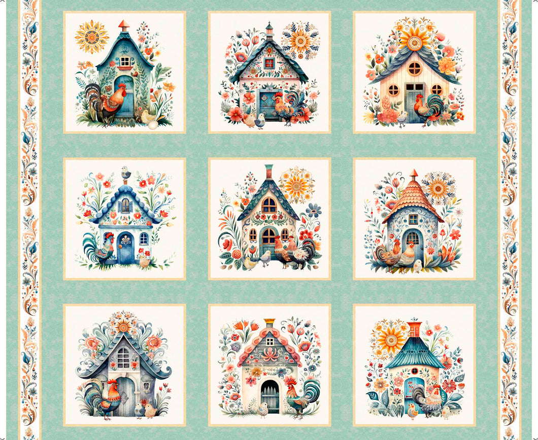 Poultry in Motion Chicken Coup Picture Patches 30841-H Show