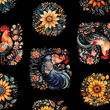 Load image into Gallery viewer, Poultry in Motion Roosters and Sunflowers 30842-J
