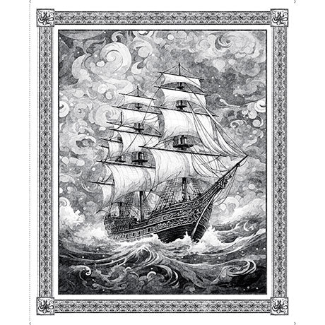 Ocean Blues Ship Panel 30854-K Show