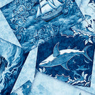Ocean Blues Nautical Motif 30856-B