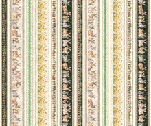 Load image into Gallery viewer, Hunny Bunny Bunny &amp; Floral Border Stripe 30977-X
