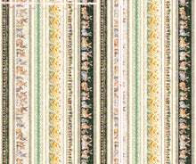 Load image into Gallery viewer, Hunny Bunny Bunny &amp; Floral Border Stripe 30977-X
