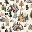 Bigfoot Pine Trees 30994-E Minky 60 inch
