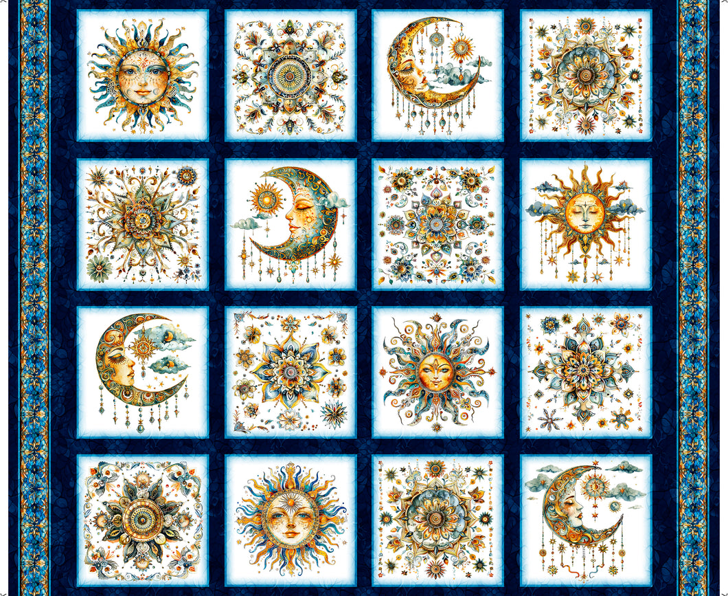 Bohemian Sunrise Celestial Patches 31087-N
