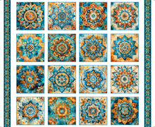 Load image into Gallery viewer, Bohemian Sunrise Foulard Medallion Patches 31088-Z Show

