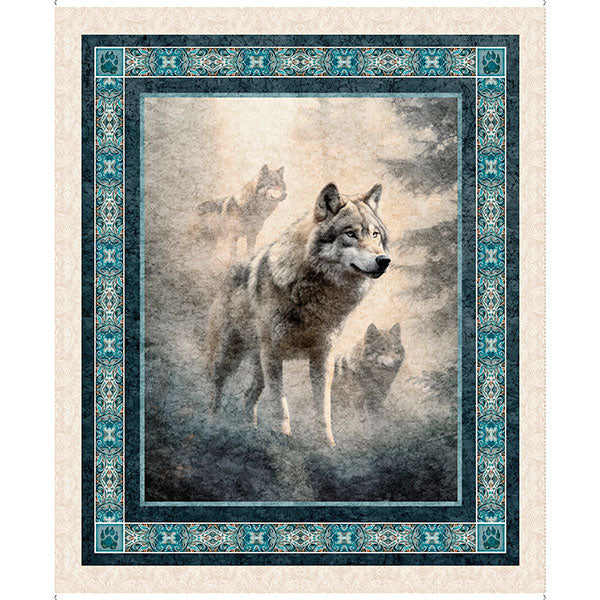 Running with the Pack Wolf Panel 31098-X