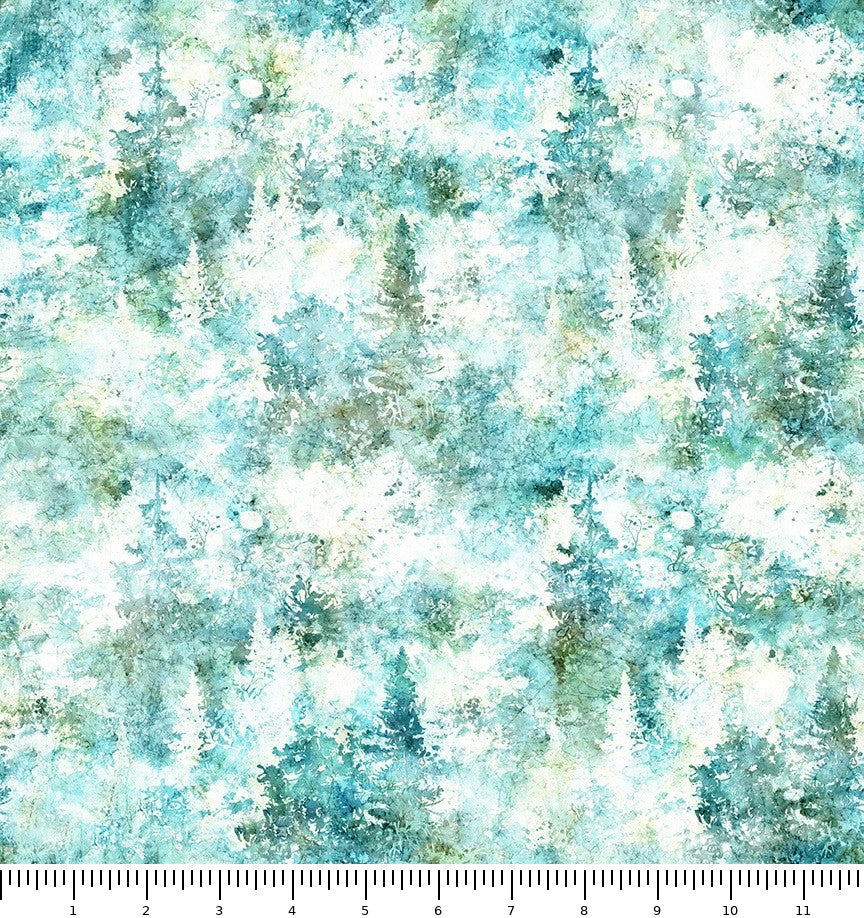 Fabric with scale ruler