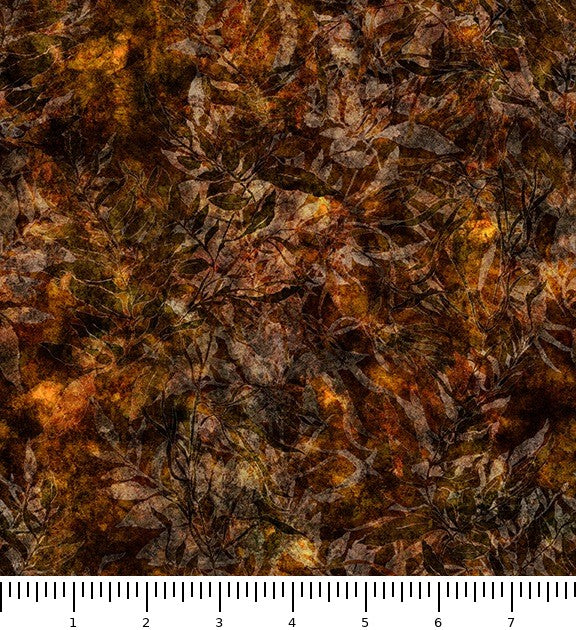 Fabric with scale ruler