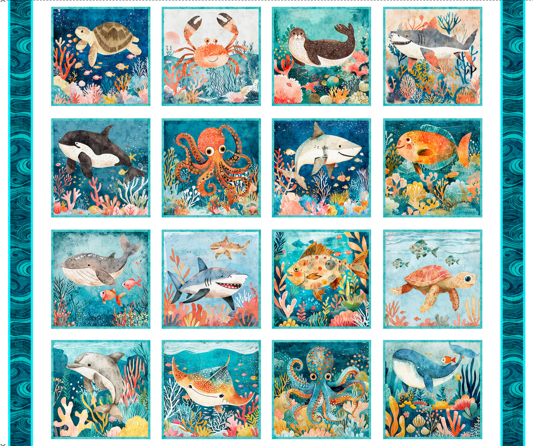 Deep Sea Dazzle Undersea Picture Patches 31194-Q