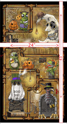 Steampunk Halloween 3 Character Panel 31219-A measurements