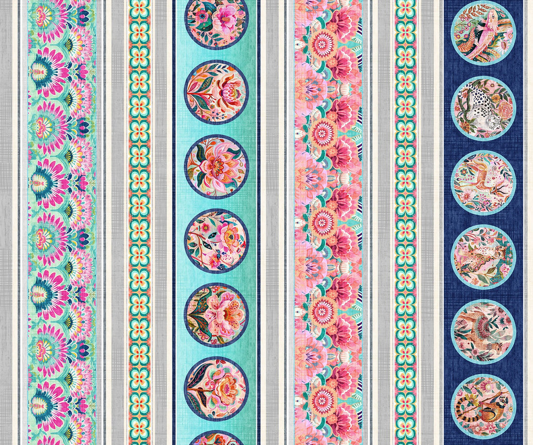 Exotica Floral Double Border 31267-X