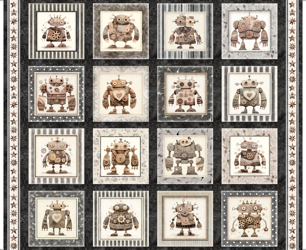 Sewbots Robot Picture Patches 31374-J