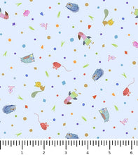 Load image into Gallery viewer, Jungle Friends Critters &amp; Confetti 31386-B with inch ruler for scale
