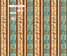 Load image into Gallery viewer, Born to Run Horse &amp; Mandalas Border Stripe 31477-X
