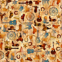 Load image into Gallery viewer, Born to Run Western Motifs 31479-T
