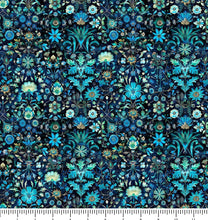 Load image into Gallery viewer, Folklore Floral 31645-N with inch ruler for scale
