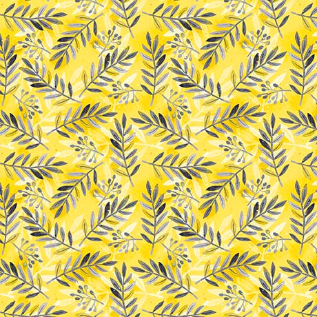Blissful Blooms Sprigs 31708-S Yellow