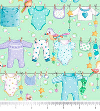 Load image into Gallery viewer, Little Ones Baby Clothesline 31723-H print scale with ruler
