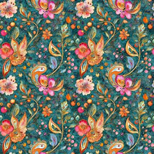 Load image into Gallery viewer, Fluttering Gardens Butterfly Floral Paisley 31731-Q
