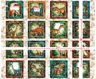 Savage Kingdom Dinosaur Picture Patches 31733-E Sand dimensions