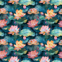 Load image into Gallery viewer, Serenity Lotus Flower Allover 31835-X
